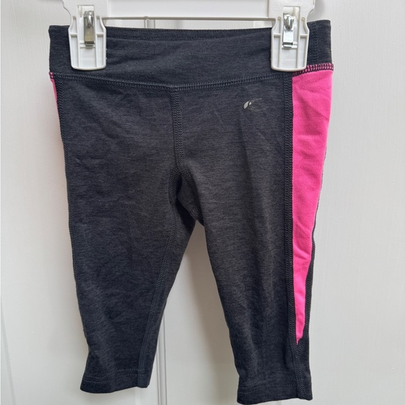 Carter's Other - Carter's 2T Girls Charcoal and Dark Pink Athletic Capri Leggings Pants